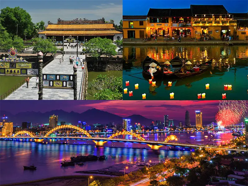 Kết quả hình ảnh cho đà nẵng huế hội an